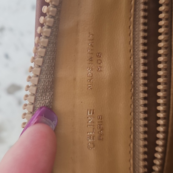 Celine Brown And Tan Clutch - Picture 15 of 15